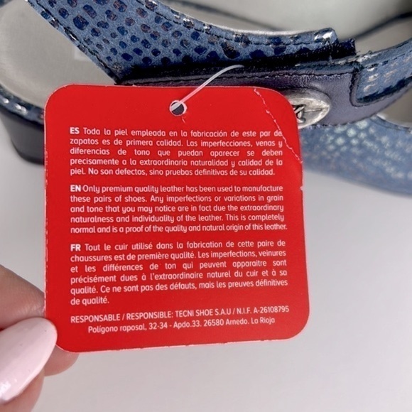 Nib - Dorking Tucan Heel, Sling Back - Navy Blue. Size: 37. - Picture 12 of 15